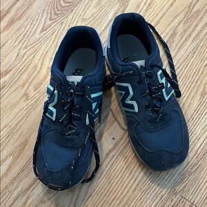 New Balance Kids Sneakers - Black and Blue